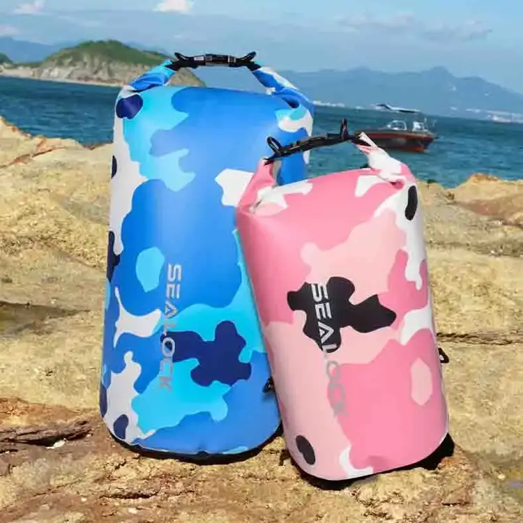 Kantong Kering Tahan Air 10L/20L dengan Kantong Pemisahan Kering-Basah