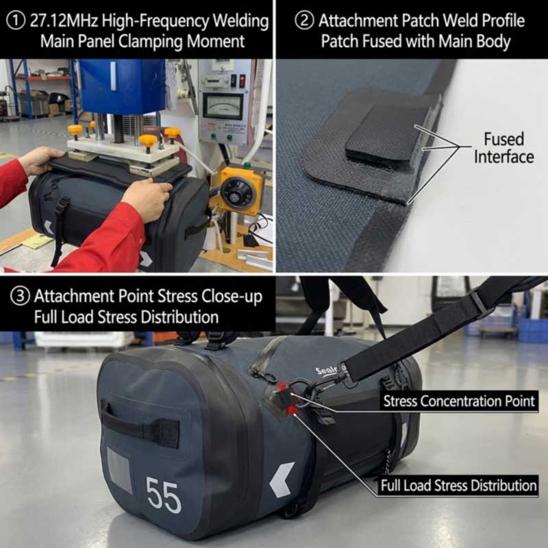 Pabrik Tas Tahan Air Sepeda Motor dengan Teknologi RF Welding