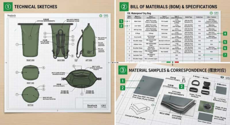 Cara Menulis Paket Teknologi untuk Tas Tahan Air